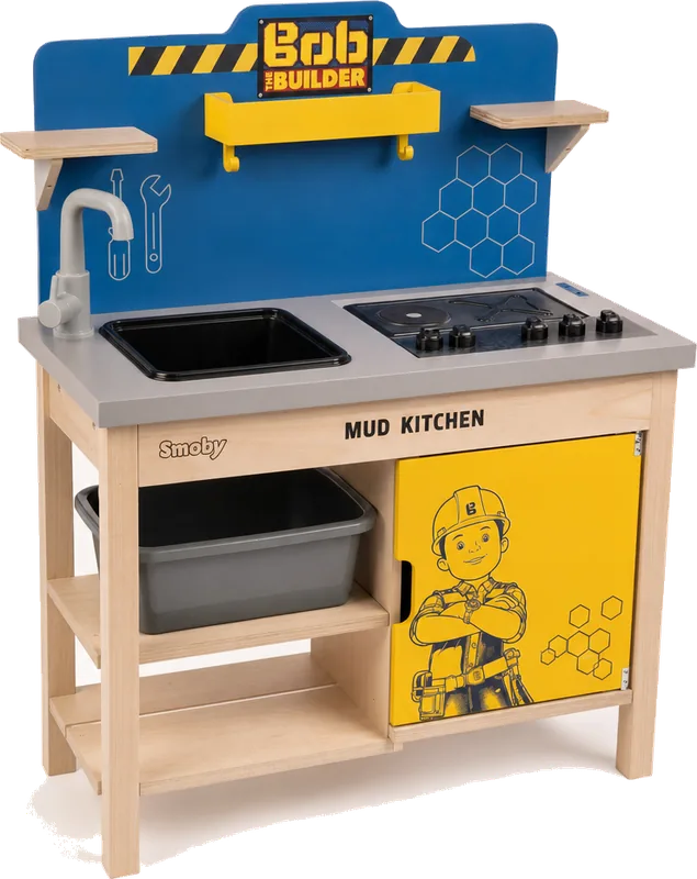 Smoby Bob the Builder Wooden Mud Kitchen