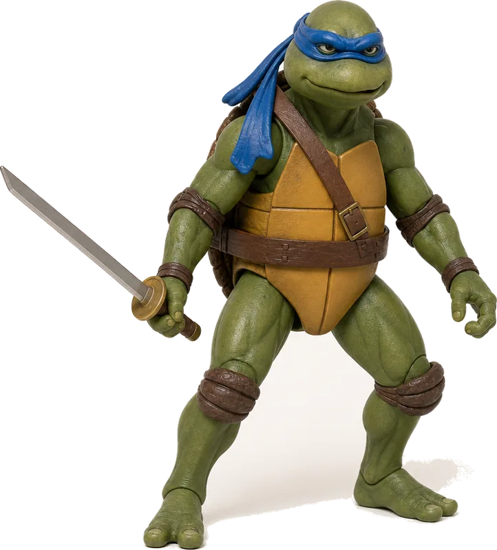 NECA Teenage Mutant Ninja Turtles 1990 Movie Leonardo Action Figure