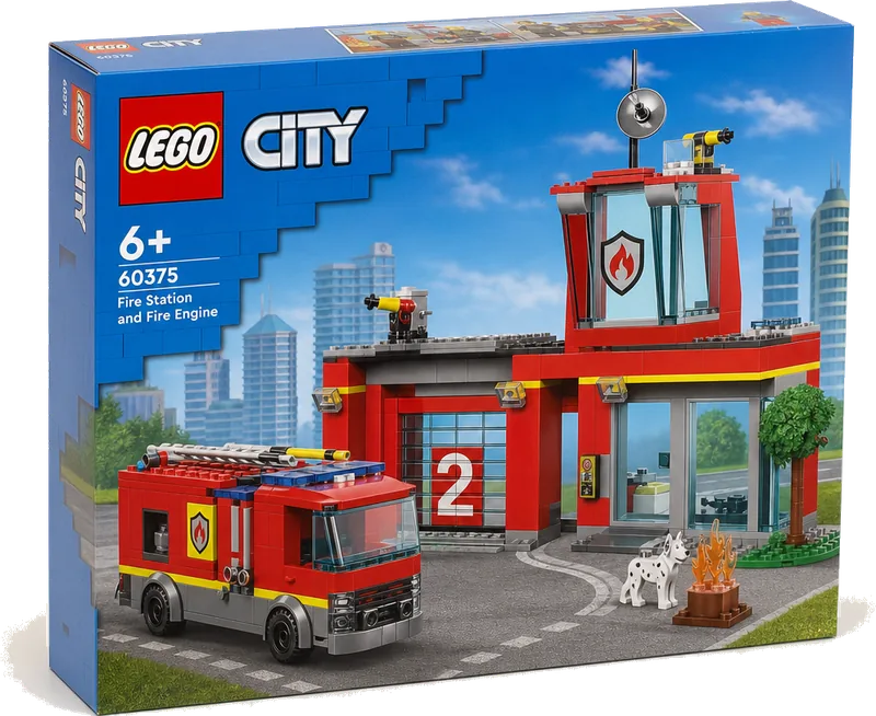 LEGO City Fire Station and Fire Engine 60375