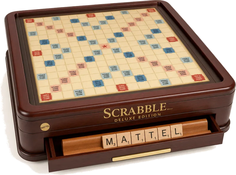 Mattel Scrabble Deluxe Edition