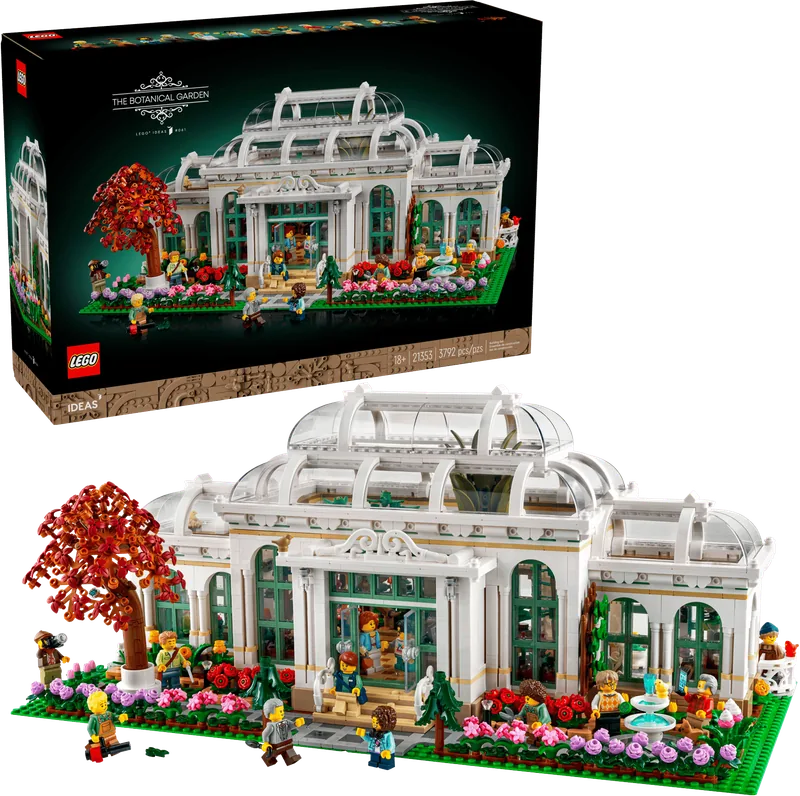 LEGO Icons Pale Green Botanical Garden 10349
