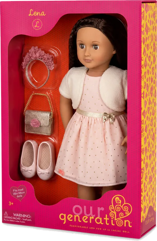 Our Generation 18-inch Doll Lena with Accessories