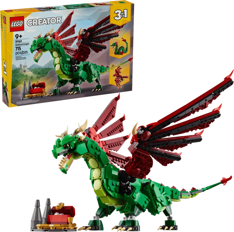 LEGO Creator 3-in-1 Magical Dragon 31154