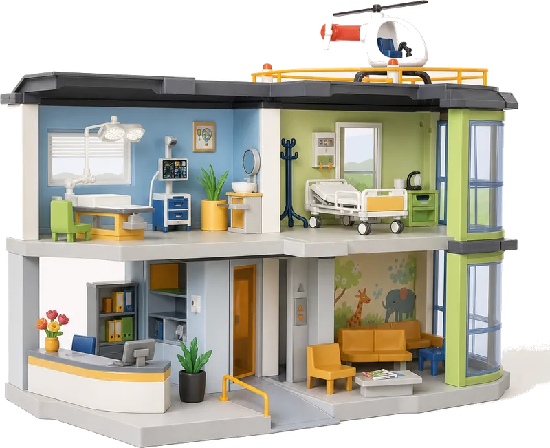 Playmobil City Life 71402 Furnished Children's Hospital