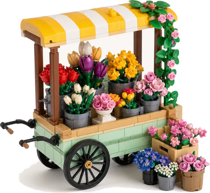 LEGO Icons Botanical Collection Flower Cart 10763
