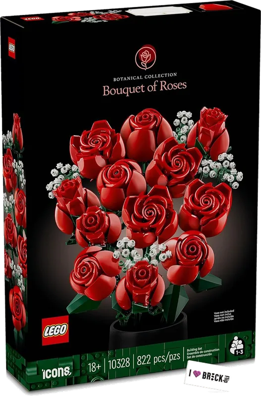 LEGO Icons Botanical Collection Rose Bouquet 10328