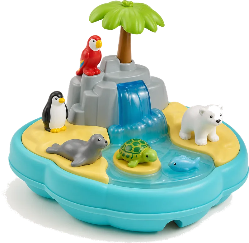 Playmobil 1.2.3 Aqua Floating Animal Island 70636