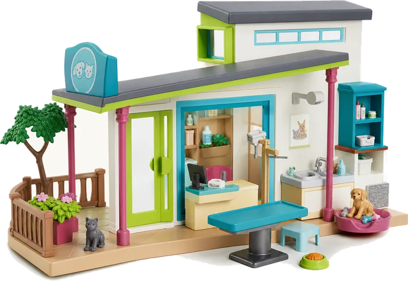 Playmobil City Life Vet Clinic with Pets 71513