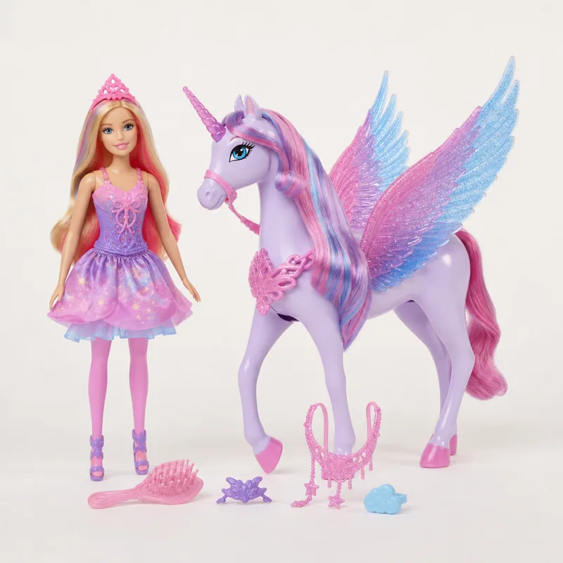 Barbie A Touch of Magic Pegasus Doll and Accessories HLC40