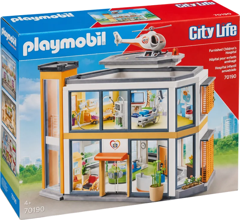 Playmobil City Life Furnished Children's Hospital 70190