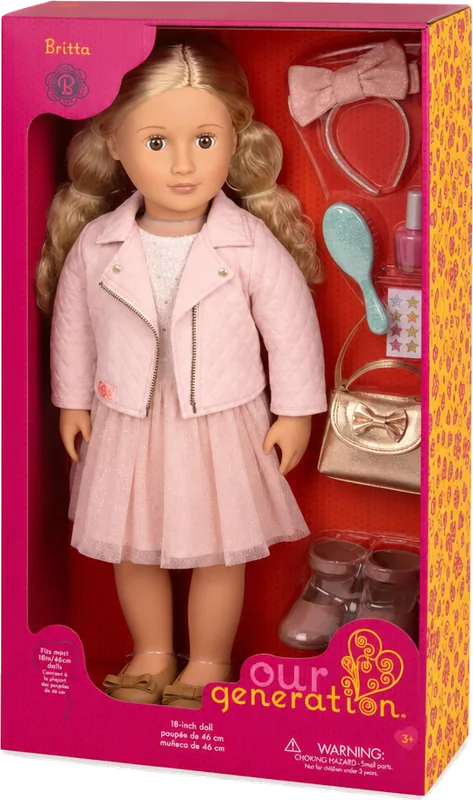 Our Generation 18-inch Doll Britta with Accessories