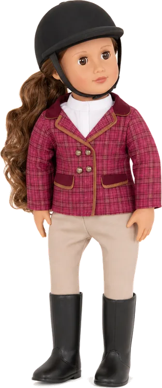 Our Generation 18-inch Poseable Doll Layla with Riding Outfit